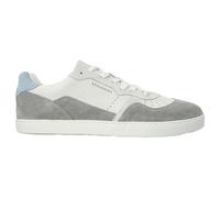 GROUNDIES Nova - Chaussures pieds nus pour femme - Chaussures basses - Chaussures de tous les jours - Chaussures de loisirs - Flexibles - Légères - Antidérapantes - Plates - En cuir, blanc/bleu, 39 EU