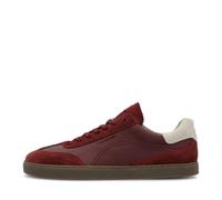 GROUNDIES Panama Bordeaux (rouge) - Chaussures sportives à lacets - Chaussures pieds nus pour femme - Rouge - Cuir, bordeaux, 36 EU Large