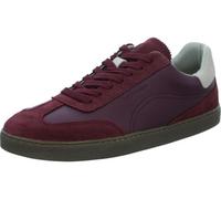 GROUNDIES Panama Bordeaux (rouge) - Chaussures sportives à lacets - Chaussures pieds nus pour femme - Rouge - Cuir, bordeaux, 42 EU