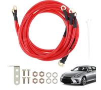 Grounding Kit, Car Grounding Cable Wire Kit, High Performance Power Enhancement, Anti-Interference Electrical Wiring, Easy Installation Ground Truck Modification Upgrade