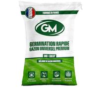 GroundMaster Gazon Universel 5 kg - graines polyvalentes pousse rapide | Gazon polyvalent soleil, ombre & sécheresse - semis & regarnissage, dense et robuste, couvre env. 300 m²