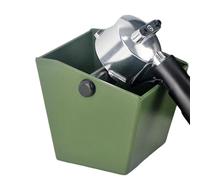 Grounds Container - Coffee Ground Knock Box, Tool Organizer | Coffee Bin, Compact Waste Container, Sturdy Coffees Grounds Holder, Easy Clean Spill-Proof Design, Ideal Station Setup