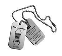 Groundspeak Travel Bug Lot de 2, Punaise de voyage traçable sur geocaching.com, 2 punaises avec étiquette de copie, Compatible avec smartphone, tablette et ordinateur personnel