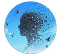 Group Bird Avatars Puzzle 1000 Pieces Cadeau Unique Sense of Design Jeu Éducatif Défi Jouet À De Qualité Supérieure Peinture Art pour Adultes Et Enfants À Partir De 12 Ans 1000pcs (67.5x67.5cm)