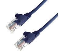 Group Gear 28-0010B 1 m RJ45 UTP Cat 5e 24 AWG Stranded Chasse moulé Snagless câble réseau - Bleu