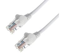 Group Gear 28-0030 W 3 m RJ45 UTP Cat 5e 24 AWG Stranded Chasse moulé Snagless câble réseau - Blanc