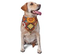 Group of Bandana géométrique marocain pour chien et chat de petite et moyenne taille, accessoire photo, bandanas triangulaires réglables et lavables