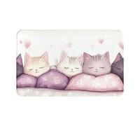 Group Of Sleeping CatsSupernatural Symbols Black Printing 1 pièce Quick Dry Peach Skin Velvet Serviette de plage surdimensionnée 140 x 70 cm pour adultes, serviette super absorbante