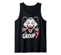Groupe 7 Opossum Numéro 7 Drôle Crazy Cartoon Débardeur