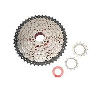 Groupe 8 VitessesKit de Changement de Vitesse pour Vélo avec Volant d'inertieGroupe de Vélo avec Levier de Vitesse, Dérailleur Arrière, Groupe de Vélo Léger Antirouille 46T