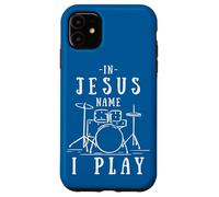 Groupe chrétien au nom de Jésus Je Joue de la Batterie en Jouant du Batteur Coque pour iPhone 11