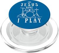 Groupe chrétien au nom de Jésus Je Joue de la Batterie en Jouant du Batteur PopSockets PopGrip pour MagSafe