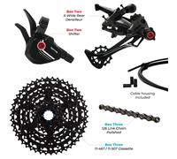 Groupe complet 9 vitesses Box Components Two/Three Prime Multi-Shift Noir