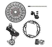 Groupe sram xx t type eagle axs e mtb bcd104 36 dents 12v noir sans manivelles et boitier