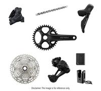 Groupe complet Shimano GRX 710 Di2 12V 40T Noir