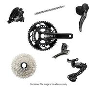 Groupe complet Shimano GRX 820 42T Noir