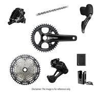 Groupe complet Shimano GRX 825 DI2 12V 40T Noir