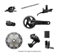 Groupe complet Shimano XT Di2 M8200 12V 36T Noir