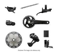 Groupe complet Shimano XT Di2 M8220 12V 32T Noir