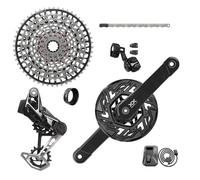Groupe complet Sram XX T-TYPE Eagle E-MTB AXS BOSCH ISIS 165 MM 36D (10-52) Noir