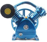 Groupe compresseur 2 cylindres en V Tête de pompe du compresseur d'air 4KW 5.5HP 175PSI 21CFM Groupe compresseur d'air Pièces détachées du compresseur