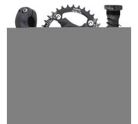 Groupe Courant Vélo de Route | 170 mm Piévelle Creuse Intégré Prise Fixe - pour Vélo Montagne et Trajet Ville avec Mouvement Central D'aluminium