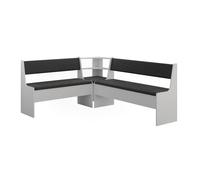 Groupe de banquettes d'angle Roman 150.1x180.1cm Blanc Vicco 63027