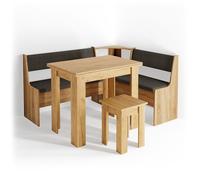 Vicco Groupe de banquettes d'angle Roman, Chêne de Force doré, 150x120cm avec Table, adapté à Une Installation d’Angle dans Les Cuisines et Les salles à Manger