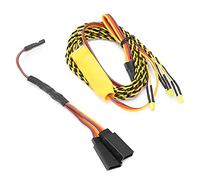 Groupe de Clignotants 4LED pour Modèles de Voitures RC, Ensemble Léger et étanche pour Télécommandes RadioLink/WFLY, Idéal pour Les Voitures de Sport Plates