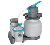 Bestway Pompe de Filtration à Sable pour Piscine Hors Sol 6 056 L - 48 cm x 42 cm x 52,8 cm - Gris/Vert
