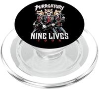 Groupe de Heavy Metal Cat Punk Purrgatory Nine Lives Music Cats PopSockets PopGrip pour MagSafe