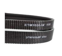 Groupe de joints de courroie trapézoïdale grand Angle 2/7M 500JB à 3/7M 825JB, Transmission par courroie d'entraînement for courroie triangulaire de tour(3-7M 690JB)