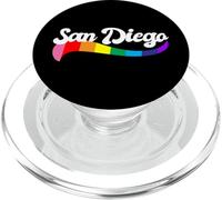 Groupe de marche arc-en-ciel QUEER ALLY, groupe de marche arc-en-ciel de la GAY PRIDE de San Diego en Californie PopSockets PopGrip pour MagSafe