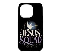 Groupe de prière Jesus Squad Christian Faith Dove Coque pour iPhone 15 Pro