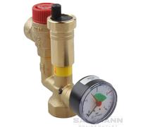 Groupe de sécurité de chaudière Afriso KSG Mini 3 Bar + isolation Nr.77623