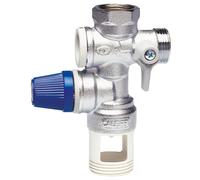 Groupe de sécurité vertical 1/2" NF à siège inox pour chauffe-eau - THERMADOR GSI15