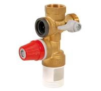 Thermador Groupe de sécurité pour chauffe-eau GSL - Corps laiton NF - Ø 20 x 27 mm - Droit 3/4