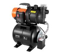 Groupe de Surpression 735 W Pompe-VEVOR-avec Réservoir de Pression 19 L pour Puits Peu Profonds Arrosage Jardin, 3785 L/h