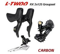 Groupe de transmission LTWOO RX 2x12 vitesses, 24 vitesses, 4 kits, levier de vitesses en fibre de carbone + dérailleur arrière en fibre de carbone + dérailleur avant FD Clamp Band Mount