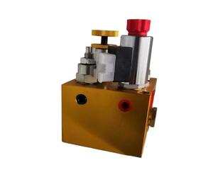 Groupe de vannes levage ET-04, plate-forme élévatrice, raccords Station hydraulique, bloc intégré(Ac24v)