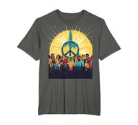 Groupe Divers Espérant Tient le Signe de Paix T-Shirt