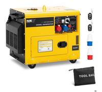 MSW Groupe électrogène diesel - 6370 / 7500 W - 16 L - 230/400 V - mobile - AVR - Euro 5 MSW-AVR 7500S EURO5