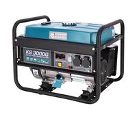 Groupe électrogène à essence KS 3000G generateur a gaz,puissance max 3000 W, 2x16A Schuko (230 V) EURO-V, régulateur de tension AVR,enroulement cuivre,generateur de courant, générateur hybride