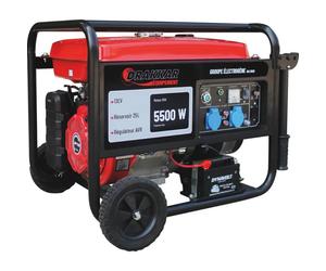 Groupe électrogène AVR 5500W 13CV démarrage électrique avec kit brouette DRAKKAR EQUIPEMENT 11020