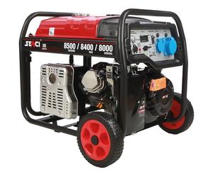 Groupe électrogène AVR monophasé essence 8500W 16CV démarrage électrique avec kit brouette SENCI - 82034