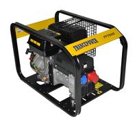Groupe électrogène de chantier triphasé 6 kVA FP 7000 T GR sans AVR avec grand réservoir - FRANCEPOWER - 00324