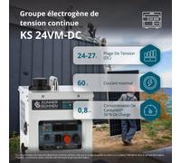 Groupe électrogène de courant continu - 1,6 kW - KS 24VM-DC KONNER & SOHNEN
