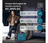 Groupe électrogène de courant continu KS 24VS-DC