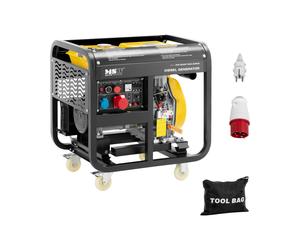 Groupe électrogène diesel - 2830 / 8500 W - 30 L - 230/400 V - mobile - AVR - Euro 5 | MSW