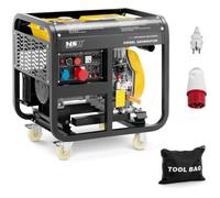 Groupe électrogène diesel 2830 / 8500 watts 30 l 240/400 volts mobile avr euro 5